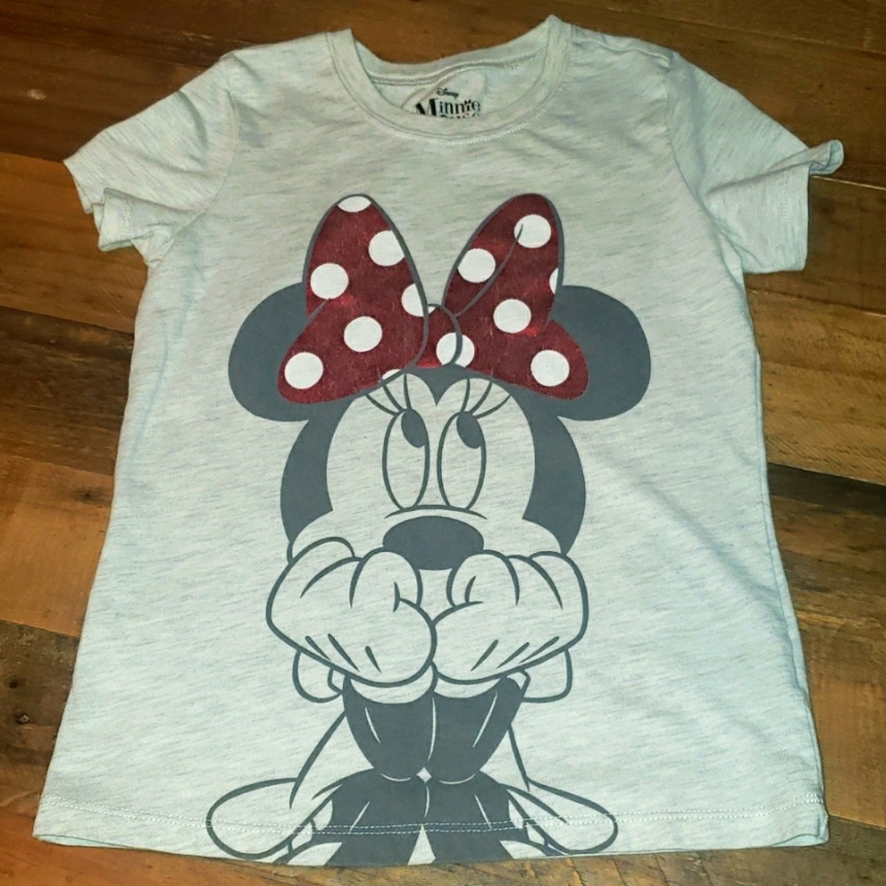 3/$25 Red foil bow Minnie Tee